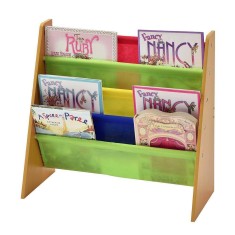 Raft pentru carti si jucarii pentru copii Organizator pentru depozitare Biblioteca - COLORS