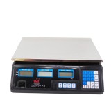 Cumpara ieftin Cantar Electronic Profesional Digital Wellberg 40kg, Dublu Afisaj, Acumulator, Inox, Ideal Piete/Depozite