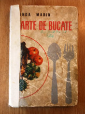 SANDA MARIN, CARTE DE BUCATE, editie veche, 1968, deteriorata, r3b foto