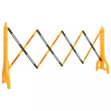 Cumpara ieftin Bariera de trafic pliabila, galben si negru, 250x38x96 cm