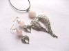 Set aripi ingerasi cu cuart roz 48151