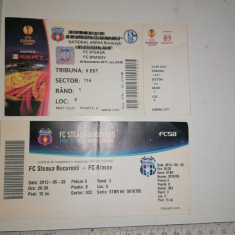 LOT 2 BILET MECI FOTBAL STEAUA - FC BRASOV