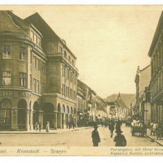 4946 - BRASOV, street stores, Romania - old postcard - unused - 1915