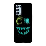 Husa compatibila cu Oppo Find X3 Lite model Glow monster, Silicon, TPU, Viceversa, Transparent, Carcasa