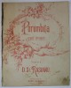PORUMBITA , CANT SPANIOL , cuvinte de D. ST. RASIANU , muzica de CHEVALIER de YRADIER , CCA. 1900 , PARTITURA