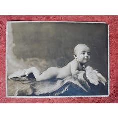 Fotografie, bebelus nud, perioada interbelica