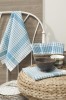 Set 10 Prosoape Bucatarie Bumbac si Poliester, Model Uni/Cu Model, Multicolor, 60x35 cm