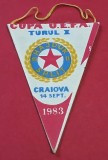 Fanion meci fotbal (anii`80) UNIVERSITATEA CRAIOVA - HAJDUK SPLIT (UEFA Cup 14.09.1983)