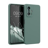 Husa Kwmobile pentru Xiaomi 11T/11T Pro, Silicon, Verde, 56573.166