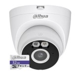 Kit supraveghere Dahua Wi‑Fi 6 5MP cu microfon, AI si card MicroSD 32GB
