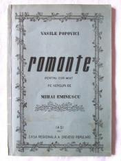 &amp;quot;ROMANTE pentru cor mixt pe versuri de MIHAI EMINESCU&amp;quot;, Vasile Popovici foto