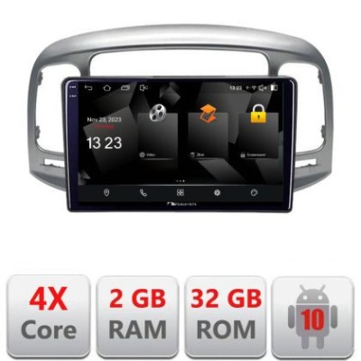 Navigatie HHyundai Accent 2006-2012 5230-ACCENT Android Ecran 720P Quad Core 2+32 carplay android auto CarStore Technology foto