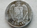 ROMANIA-250 LEI 1935 (Ag), Argint