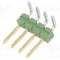Conector 4 pini, seria AMPMODU MOD II, pas pini 2.54mm, TE Connectivity - 825437-4