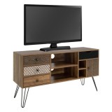 Cumpara ieftin Comoda TV Boho Walnut - Negru