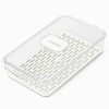 Cutie alimentară Pufo Deerbox cu sită detașabilă și capac cu aerisire, pentru fructe, legume sau m&acirc;ncare, 32 x 21 x 5.5 cm