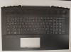 Carcasa superioara cu tastatura palmrest Laptop Gaming, HP, Pavilion 17-CD, 17T-CD, TPN-C142, AP2K9000300, L56889-001, L65250-001, iluminata, layout U