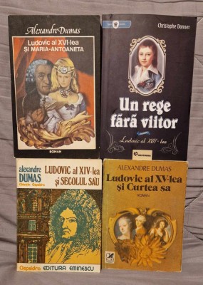 LUDOVIC AL XIV/XV/XVI/XVII-LEA-ALEXANDRE DUMAS/CHRISTOPHE DONNER (4 VOL) foto