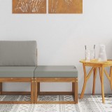 vidaXL Taburet pentru exterior Lemn Solid de Acacia natural 900450