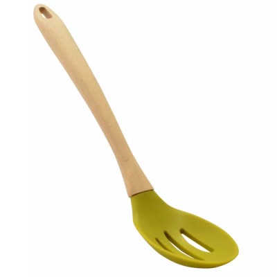 Lingura pentru servire cu sita si maner din lemn Handy KitchenServ foto