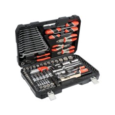 Trusa chei tubulare, combinate si clichet - 122 componente