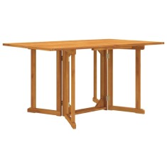 vidaXL Masă grădină pliabilă tip fluture, 150x90x75 cm, lemn masiv tec 362751
