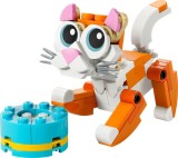 LEGO Creator 3 in 1 Pisica Portocalie 30714, 79 piese, 6+ ani