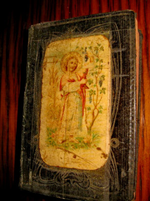 9105-Zile de Har-Carte mica de misiune catolica veche 1913. foto