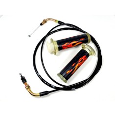 Mansoane + Cablu Acceleratie Scuter Baotian 4T
