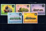 Haute Volta 1973 - Locomotive, trenuri, cai ferate, serie neuzata