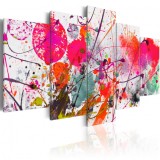 Cumpara ieftin Tablou - Dance of Red 200x100 cm