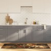 VidaXL Covor bucătărie, multicolor, 60x180 cm, lavabil, anti-alunecare 136627