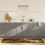 vidaXL Covor bucătărie, multicolor, 60x180 cm, lavabil, anti-alunecare