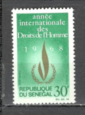 Senegal.1968 Anul international al drepturilor omului MS.90 foto