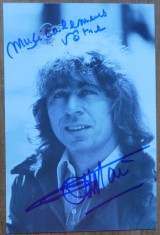 Autograf al compozitorului francez de film Francis Lai, Premiul Oscar si Globul de Aur pentru coloana sonora din filmul Love Story din 1970