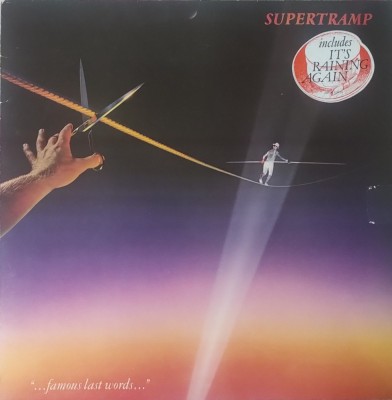 Supertramp &amp;ndash; &amp;quot;...Famous Last Words...&amp;quot;, LP, Europe, 1982, stare excelenta (VG+) foto
