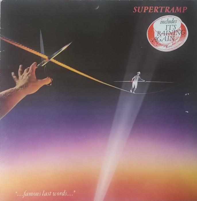 Supertramp &ndash; &quot;...Famous Last Words...&quot;, LP, Europe, 1982, stare excelenta (VG+)