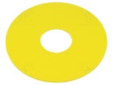 Inel plat de avertizare 22 mm, &Oslash; 75 mm, SIRIUS ACT
