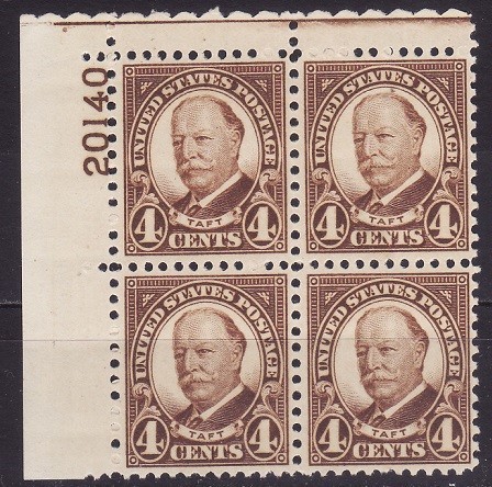 s3 - SUA 1930 - W. H. Taft ,bloc x4 , nr.de planse,neuzat,perfecta stare