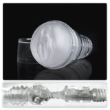 Masturbator transparent cu deschidere in forma de vagin Fleshlight Ice Lady