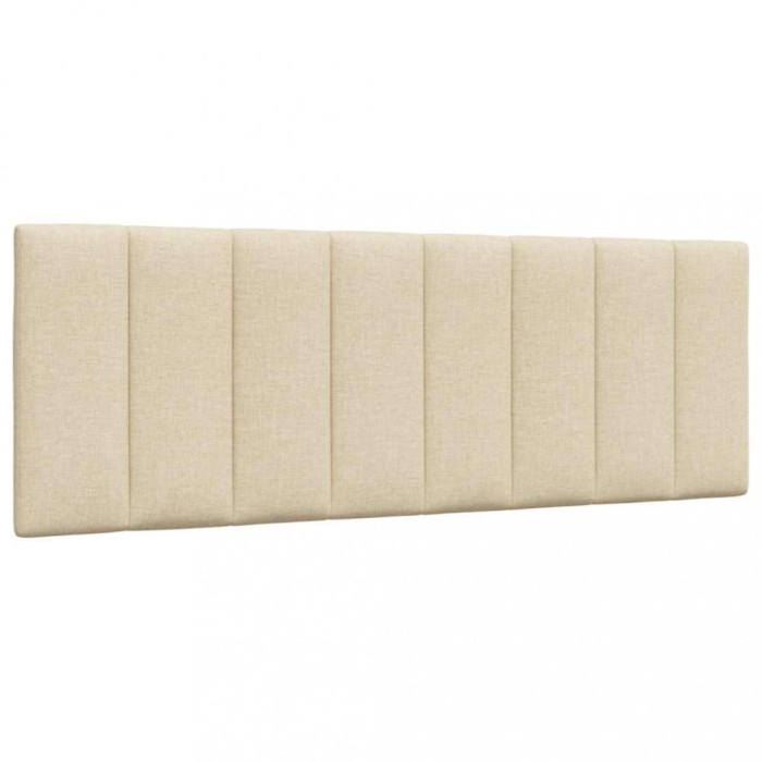 vidaXL Pernă pentru tăblie de pat, crem, 140 cm, material textil 4019168