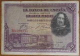50 pesetas 1928, Spania