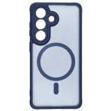 Husa MagSafe pentru Samsung Galaxy S26 S942, OEM, Matte Mag, Albastra