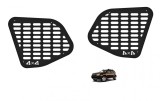 Set ornamente metalice protectie geam spate Dacia Duster I 2010-2018