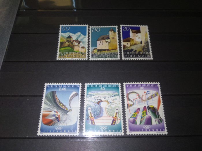 TIMBRE LIECHTENSTEIN SPORT 1993