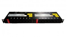 PDU IBM, 9306-RTP, 2 x Module, 7 porturi, Urechi prindere, Rackabil 1U foto