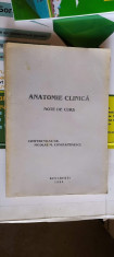 ANATOMIE CLINICA NOTE DE CURS - NICOLAE CONSTANTINESCU foto