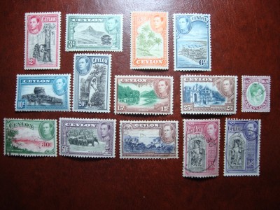 CEYLON GEORGE VI MAJ MH foto