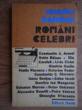 R. Balaban - Romani celebri