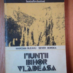 MUNTII BIHOR VLADEASA de MARCIAN BLEAHU, SEVER BORDEA 1981